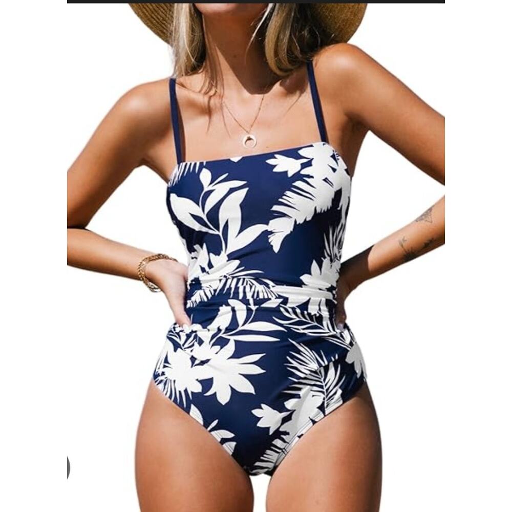 Cupshe Elevated Tropicals One-Piece Swimsuit NWT Large